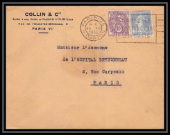 4472 France Lettre (cover) N°233+237 Semeuse Krag Paris 25/7/1932 - 1921-1960: Période Moderne