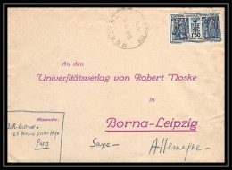 4351 France Seul Sur Lettre (cover) N°274 Morzine Pour Borna Leipzig Allemagne 7/3/1931 - 1921-1960: Modern Period