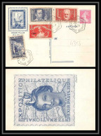 4356 France Entier Postal Stationery Affranchissement Composé 333 Chomeurs Pasteur Hugo Exposition Paris 1937 - Standaardpostkaarten En TSC (Voor 1995)