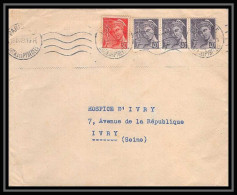 4258 France Lettre (cover) Mercure 1f50 Paris Pour Ivry 16/9/1943 - 1921-1960: Moderne