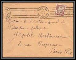 4253 France Lettre (cover) Taxe N°40 1fr Ttb Krag Paris 19/6/1931 - 1859-1959 Cartas & Documentos