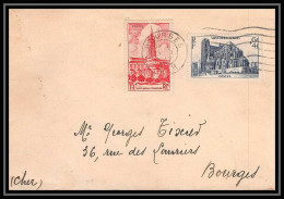 4087 France Lettre (cover) N°772/775 Cathédrales Pour Bourges 13/7/1947 - 1921-1960: Modern Period