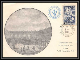 4127 France Lettre (cover) Rétrospective Du Palais-Royal 8/11/1948 " Sur YT 669 Libération - 1921-1960: Moderne