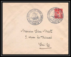 3896 Entier Postal Stationery - Iris 1f Rouge Type B2 Avec Obl Exposition Paris L Art Dans Le Timbre 29/11/1941 - Standard Covers & Stamped On Demand (before 1995)