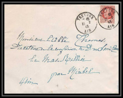 6195/ France Lettre (cover) N°517 Pétain 1943 Trevoux Ain Pour Miribel AIN (abbé Thomas) - 1941-42 Pétain