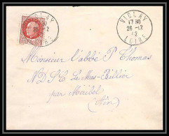 6164/ France Lettre (cover) N°517 Pétain 1942 Violey Loire Pour Miribel AIN (abbé Thomas) - 1941-42 Pétain
