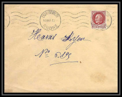 6100/ France Lettre (cover) N°517 Pétain 1944 Krag Lyon Lafayette Pour Miribel AIN (abbé Thomas) - 1941-42 Pétain