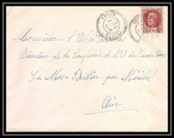 6120/ France Lettre (cover) N°517 Pétain 1944 Yzeron Rhone Pour Miribel AIN (abbé Thomas) - 1941-42 Pétain