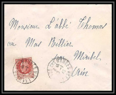 6046/ France Lettre (cover) N°517 Pétain 1943 La Londe-les-Maures Pour Miribel AIN (abbé Thomas) - 1941-42 Pétain