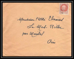 6031/ France Lettre (cover) N°517 Pétain 1943 Griffe Miribel AIN (abbé Thomas) - 1941-42 Pétain