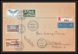 6014/ Suisse (Swiss) Lettre (cover) Recommandé Contre Remboursement 1939 Zurich Pour Stuttgart Allemagne (germany) - Brieven En Documenten