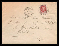 5817 Petain N° 517 1942 BASSES ALPES MANOSQUE Pour L'Abbé Thomas Miribel Ain Lettre (cover) - 1941-42 Pétain