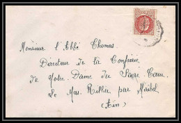 5807 Petain N° 517 1943 Pour L'Abbé Thomas Miribel Ain Lettre (cover) - 1941-42 Pétain