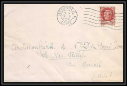 5801 Petain N° 517 1943 Loire Saint Etienne Pour L'Abbé Thomas Miribel Ain Lettre (cover) - 1941-42 Pétain