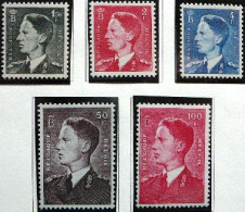 (dcbpf-337)  Roi Baudouin  -  Koning Boudewijn     OBP  879 + 909-11 + 1075       MNH - Unused Stamps