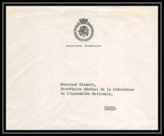 6791 Questure Assemblee Nationale Enveloppe Illustree France Lettre (cover)  - 1921-1960: Modern Period
