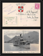 6796 Congres Fammac Lac D'annecy Aeromaritime Hydravion 1946 Veules-les-Roses France Carte Postale (postcard)  - 1960-.... Covers & Documents