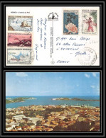 6795 Nouvelle-Caledonie Affranchissement Compose 1963 Carte Postale (postcard) Noumea Thionville - Brieven En Documenten