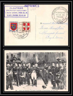 6788 Resistance Belge En France 1950 France Carte Postale (postcard) Adieux De Napoleon Fontainbleau - 1921-1960: Période Moderne