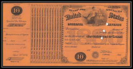6663/ USA Internal Revenue 1881 Business Of Manufacturers Of Cigars 10$ - Brieven En Documenten