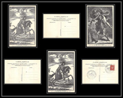 6712 Lot De 3 Cartes De 1942 Le Courrier Francais Petain France Carte Postale (postcard)  - 1921-1960: Période Moderne