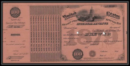 6641/ USA Internal Revenue 1880 Business Of Brewer 100$ - Covers & Documents