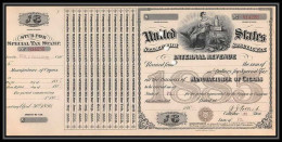 6628/ USA Internal Revenue 1886 Business Of Dealer Manufactured Cigars 6$ - Lettres & Documents