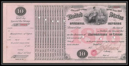 6626/ USA Internal Revenue 1877 Business Of Dealer Manufactured Cigars 10$ - Brieven En Documenten