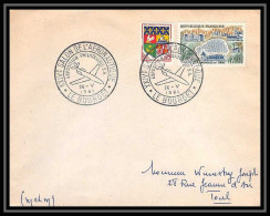 6531/ France Lettre (cover) Commémoratif N°1293 La Vee Salon Aéronautique Le Bourget 1961 Pour Toul - Commemorative Postmarks