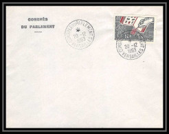 6479/ France Lettre (cover) Congrés Du Parlement 1963 Versailles Philatec - 1961-....
