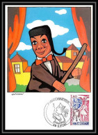 6599/ Carte Maximum (card) Guignol N°2235 Lyon 25/9/1982 - 1980-1989