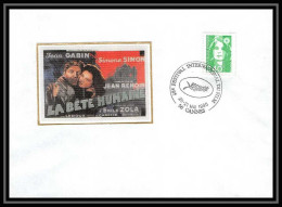 6573/ France Lettre (cover) Commémoratif Festival De Cannes 1995 La Bete Humaine Gabin - Gedenkstempels