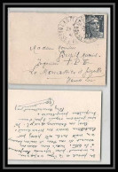 6407/ France Lettre (cover) N°713 Gandon Castellane 1945 Pour Le Monastier-sur-Gazeille Haute Loire - 1945-54 Marianne Of Gandon