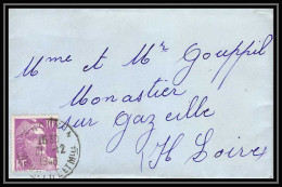 6400/ France Lettre (cover) N°811 Gandon 1948 Pour Le Monastier-sur-Gazeille Haute Loire - 1945-54 Marianne De Gandon