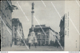 Cb629 Cartolina Roma Citta'  Piazza Di Spagna Scollata 1907 - Andere & Zonder Classificatie