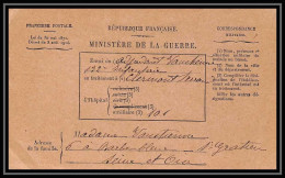 7993 Ministere De La Guerre Clermont Ferrand 1915 France Guerre 1914/1918 Carte Postale Franchise Militaire (postcard) - WW I