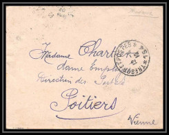 7958 Secteur 154 Poitiers Vienne 1916 France Guerre 1914/1918 Enveloppe Franchise Militaire - Guerre De 1914-18