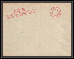 7915 Postes Bureau Frontiere E En Rouge France Guerre 1914/1918 Enveloppe Franchise Militaire Neuve Tb - Guerra Del 1914-18