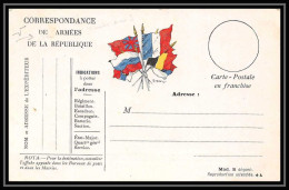 7895 Variete S Absent Modele Ba France Guerre 1914/1918 Carte Postale Franchise Militaire (postcard) Neuve Tb - Brieven En Documenten
