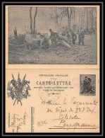 7881 Semur-en-Auxois Hopital 1918 France Guerre 1914 Carte Lettre Illustree Notre 75 En Action Franchise Militaire - Brieven En Documenten