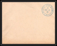 7882 Cachet Poste Aux Armee N En Bleu France Guerre 1914/1918 Enveloppe Franchise Militaire Neuve Tb - Guerre De 1914-18