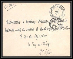 7871 1er Regiment De Cuirassiers 1915 Le Puy En Velay Haute Loire Poste Navale Militaire Lettre (cover) Guerre - Scheepspost