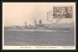 7859 N 544 Croiseur Jean De Vienne 1942 France Poste Navale Militaire Carte Photo Maximum (card) - 1940-1949