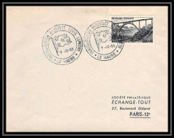 7836 Inauguration Du Paquebot Louis Lumiere 1952 Tp 928 Garabit Viaduc France Poste Maritime Lettre (cover) - Schiffspost
