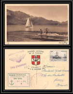 7844 Fammac Congres 1946 Hydravion Annecy Pour Nantes Poste Navale Militaire France Carte Postale (postcard) - Schiffspost