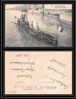 7775 Cachet 1915 Torpilleur D'escadre Harpon Sous Marin Meduse Dunkerque Militaire France Carte Postale (postcard) - Scheepspost