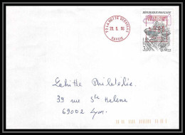 7739 La Motte Servolex Savoie Cachet Rouge 1996 France Lettre (cover) - 1961-....