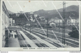 Bo749 Cartolina Ronco Scrivia Interno Stazione Ferroviaria Provincia Di Genova - Genova (Genua)
