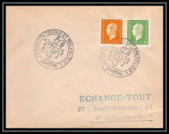 7698 Exposition Strasbourg 1950 Dulac France Lettre (cover) - Gedenkstempel