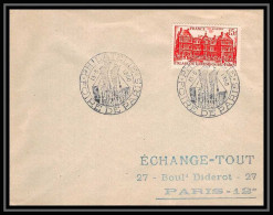 7701 Foire De Paris 1950 Tp Palais Du Luxembourg France Lettre (cover) - Commemorative Postmarks